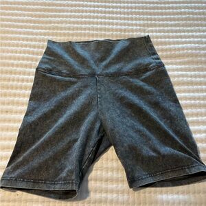 Aerie Charcoal Bike Shorts